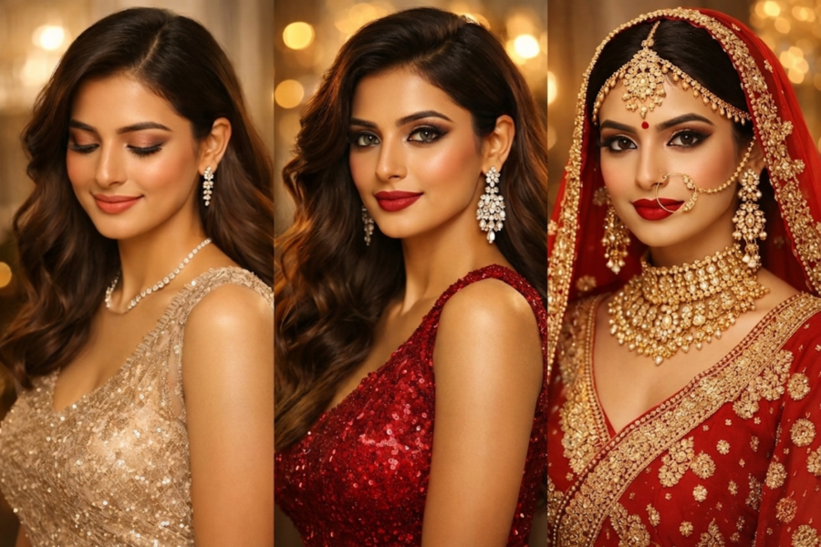 Party, Engagement & Bridal Makeup: Choosing the Right Look for Every Function
